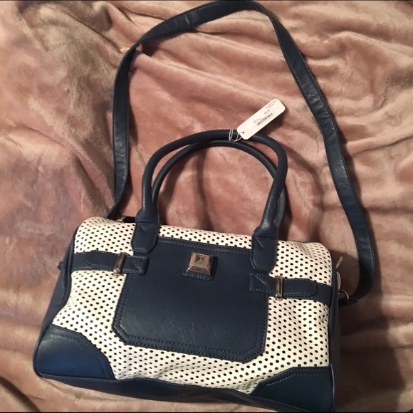 NWT blue & white charming charlie purse