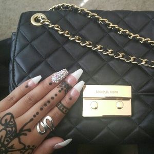 Authentic Michael Kors Lambskin Crossbody