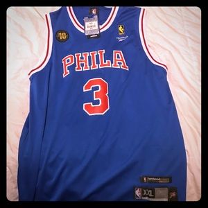 76ers throwback Allen Iverson jersey