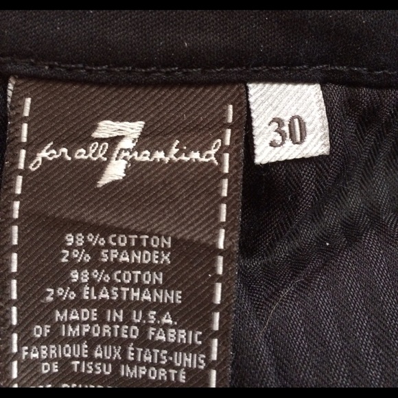 7 For All Mankind Coated Skinny Jeans - Picture 3 of 4