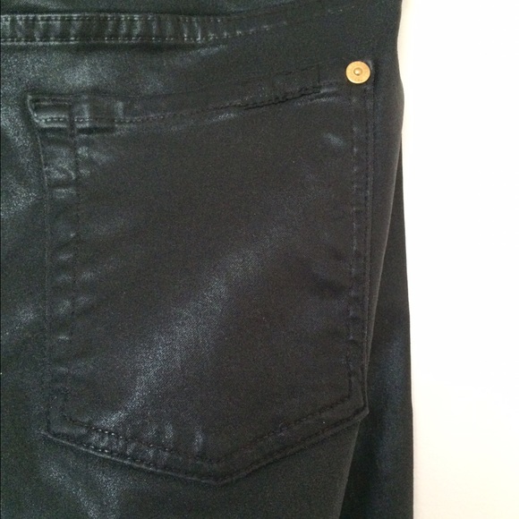 7 For All Mankind Coated Skinny Jeans - Picture 4 of 4