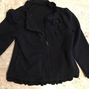 Gymboree lightweight bowtie jacket, 5T-6T
