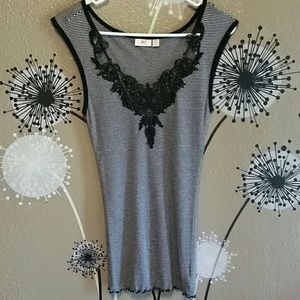 Top with lace