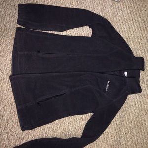 Black fleece Columbia jacket
