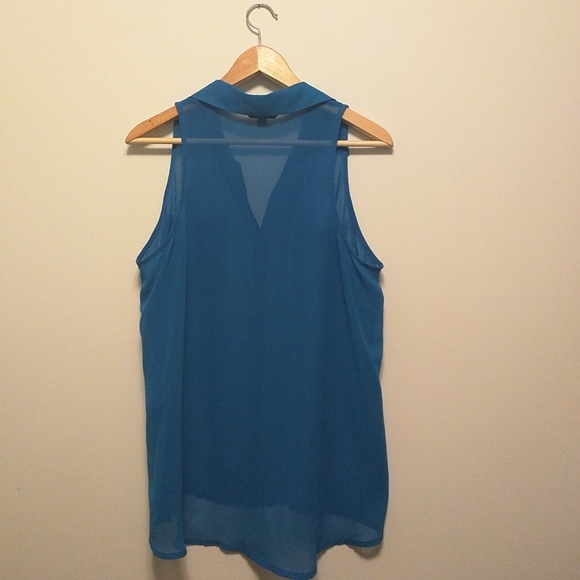 Decree Blue Blouse - Picture 2 of 3