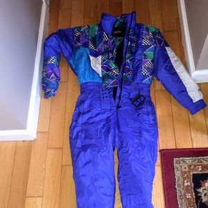 Vintage 80s ski suit