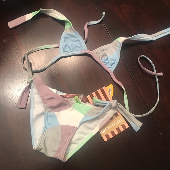 Agua De Coco - Kid's Bikini Top and Bottom