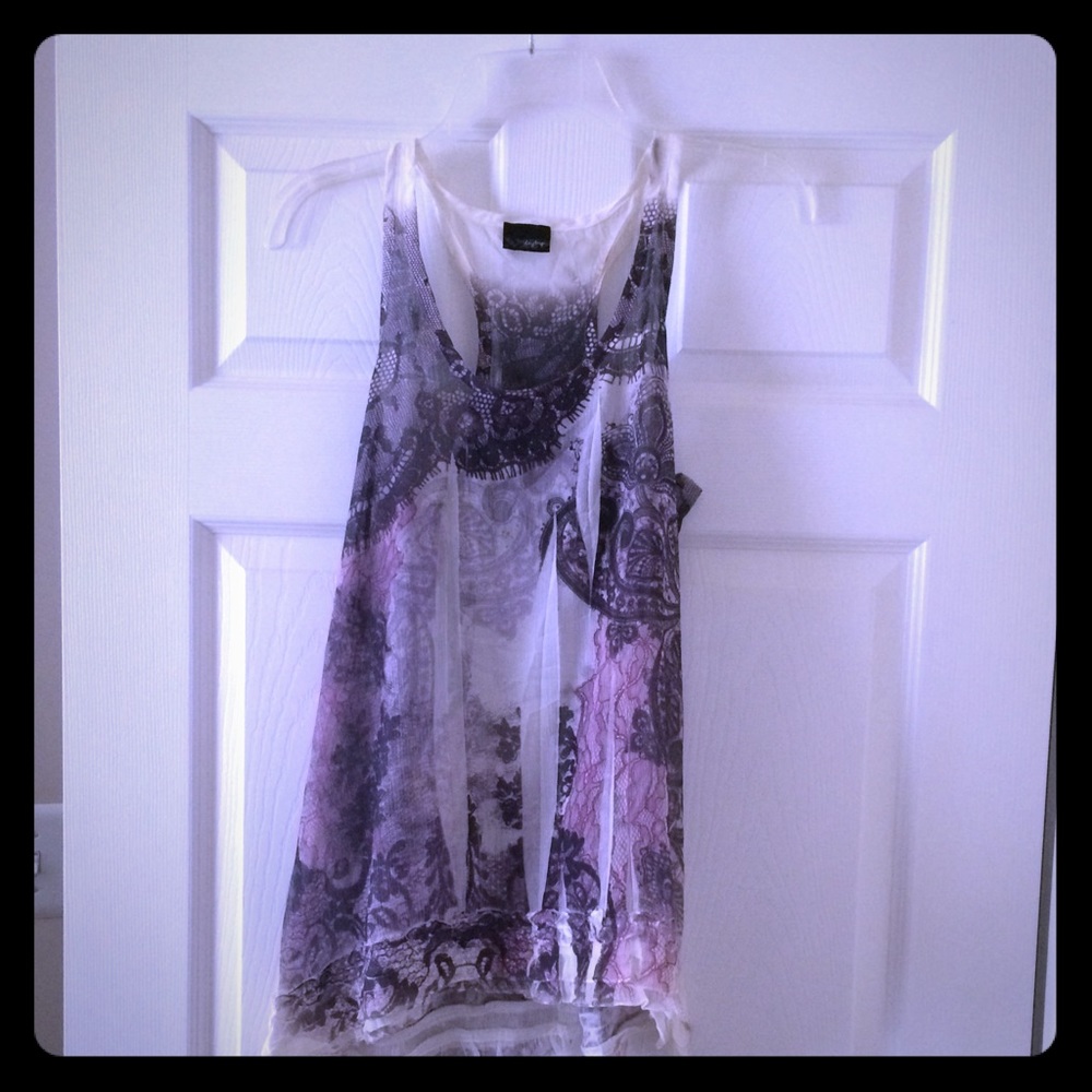 Daytrip Sheer racer back tank