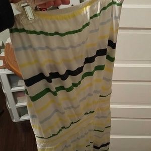 Strapless Old Navy Striped Sun Dress Size small