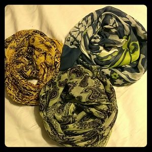 Fashion Scarves - group of three