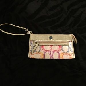 Authentic Coach wristlet