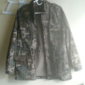 F21 Military camo jacket