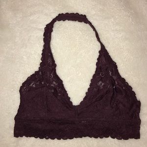 Maroon bralette