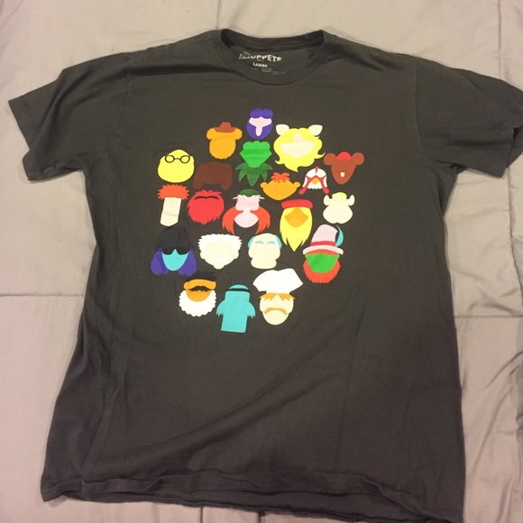 Gray muppets unisex tshirt