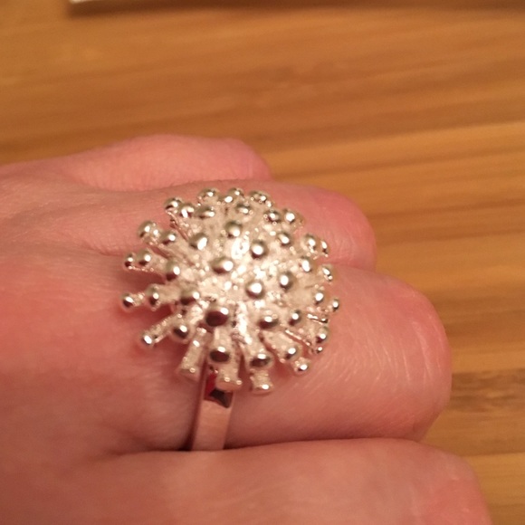 925 Stamped Silver Plated Ring.