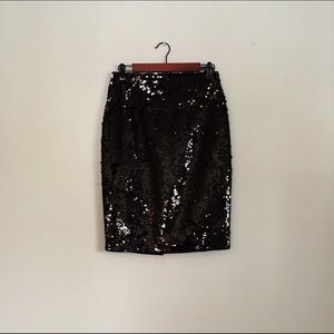 Black sequin Skirt