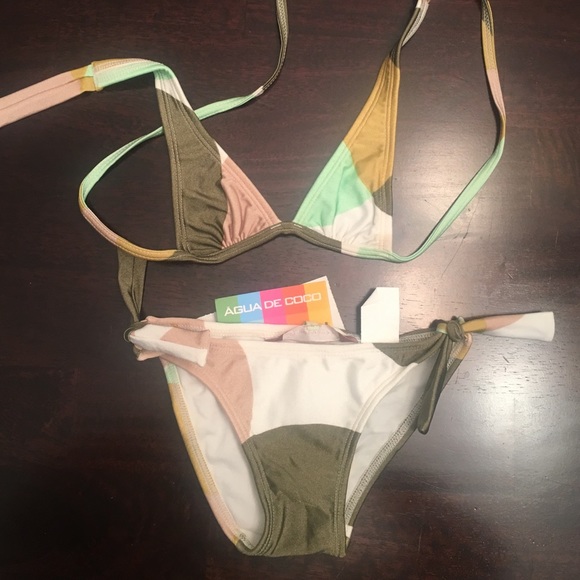Agua De Coco - Kid's Bikini Top and Bottom