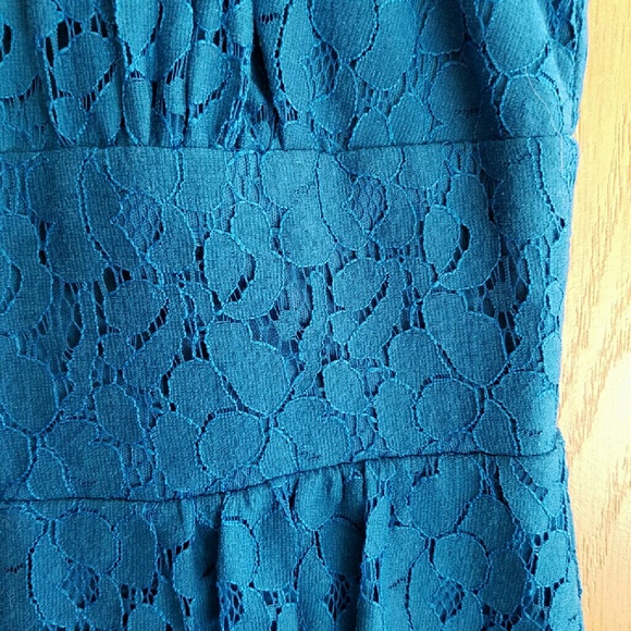 Blue Lace Dress - Picture 3 of 4
