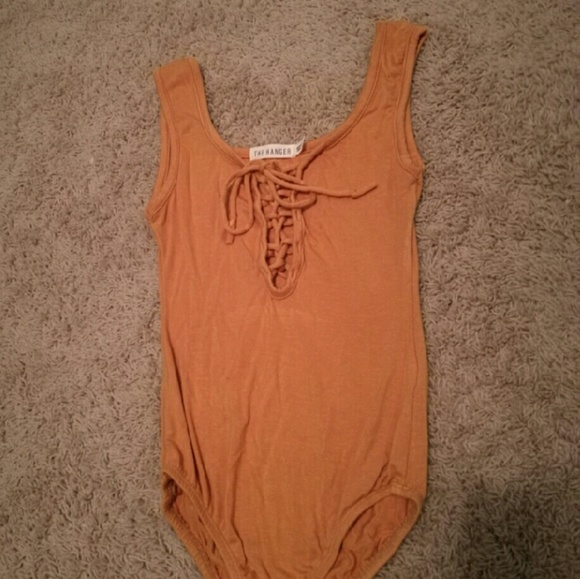 Boutique Lace-Up Bodysuit!