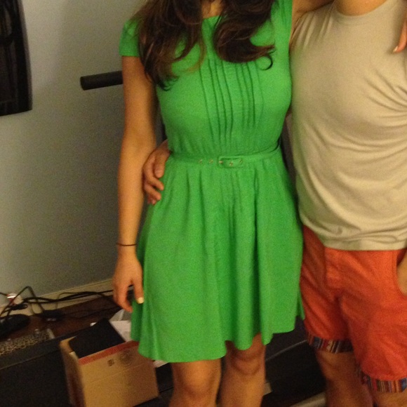 Green ASOS dress
