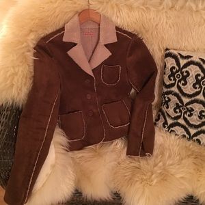 Velvet Brand. Faux Shearling jacket. Size small.