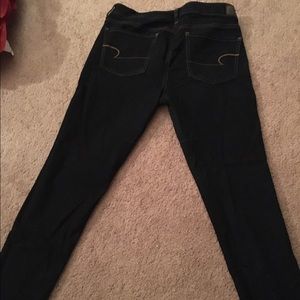 American eagle dark blue jeans