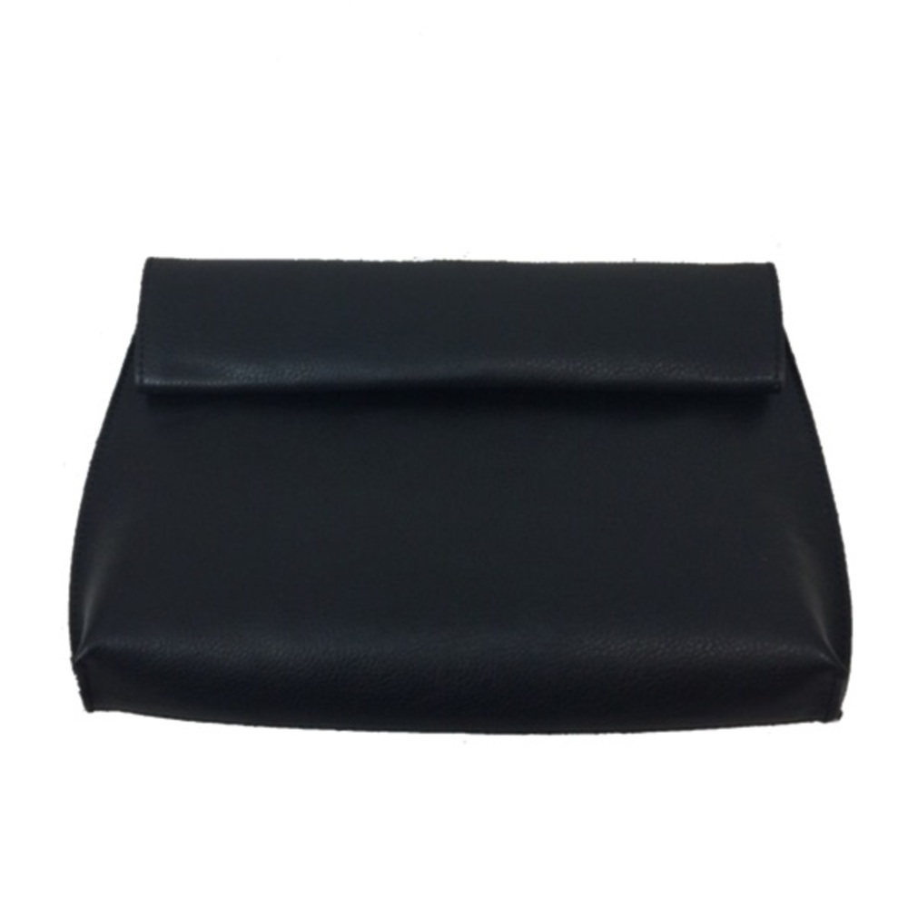 Reversible Vegan Leather Roll Clutch Bag