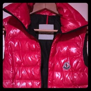 Pink Moncler Puffer Vest