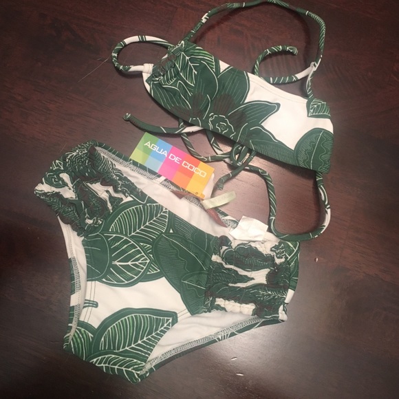 Agua De Coco - Kid's Bikini Top and Bottom