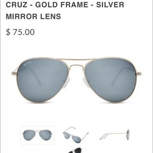 DIFF Eyewear Cruz Frame Sunglasses