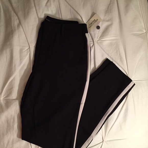Sporty Black Trousers with Side Stripe | NEW