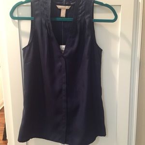 Banana Republic XS navy sleeveless top