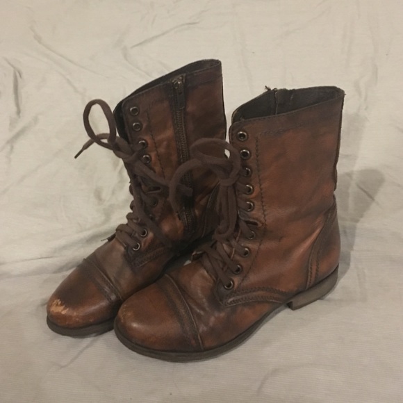 Steve Madden Combat Boots- Size 6 1/2 - Picture 1 of 4