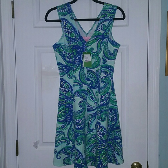 LILLY PULITZER KEEP IT CURRENT DAHLIA DRESS NWT! - Picture 4 of 4