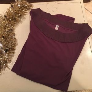 FP Movement Off The Shoulder Lilac Top
