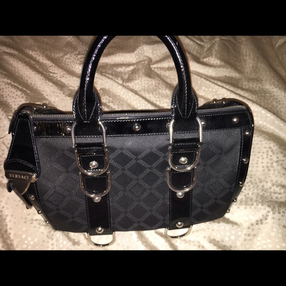 Gianni Versace Couture Black Madonna Handbag - Picture 2 of 4