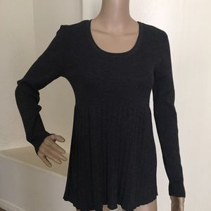 NWT Style&Co Charcoal Flared Sweater