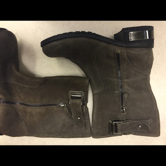 NEW Vince Camuto combat boots with buckle