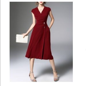 Red dress size 8, brand new, never used