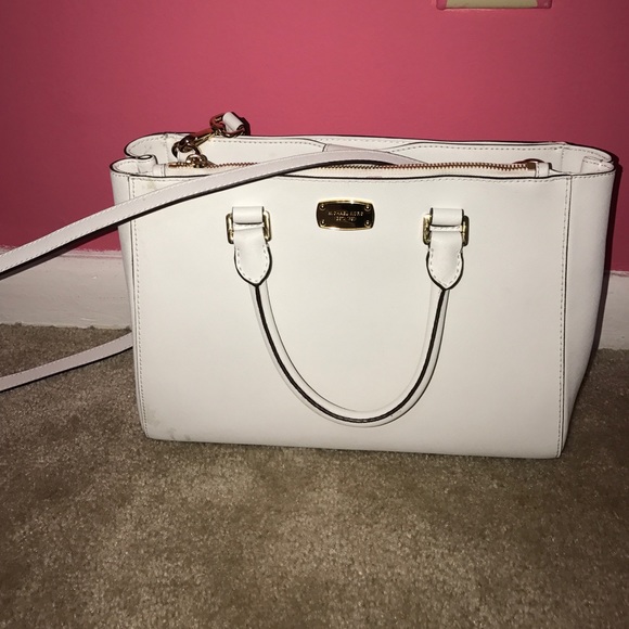 White Michael Kors purse, brand new!