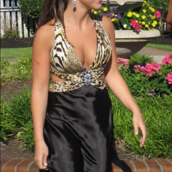 Animal Print Gown - Picture 2 of 4