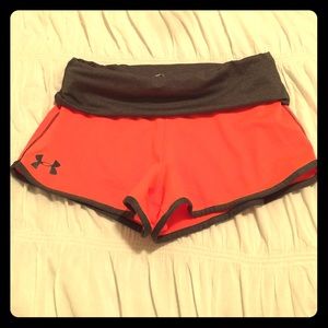 Fold over Under Armour shorts