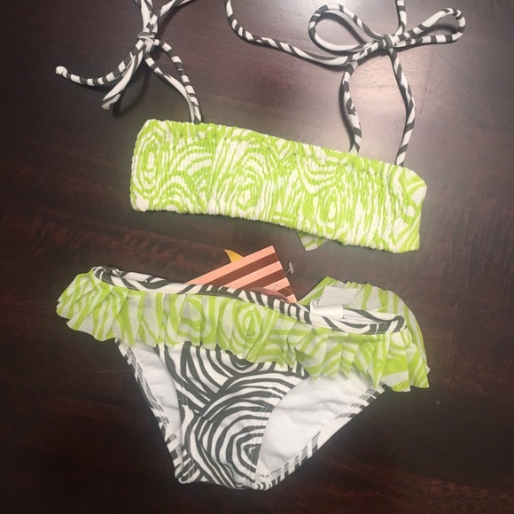 Agua De Coco - Kid's Bikini Top and Bottom