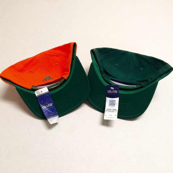 SOLD University of Miami - NEW Adidas Snapbacks - Picture 3 of 4