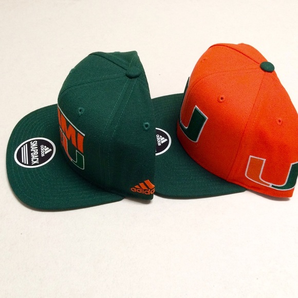 SOLD University of Miami - NEW Adidas Snapbacks - Picture 4 of 4