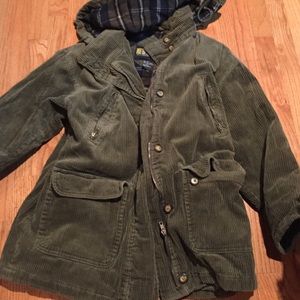 Nice like new green corduroy winter coat!