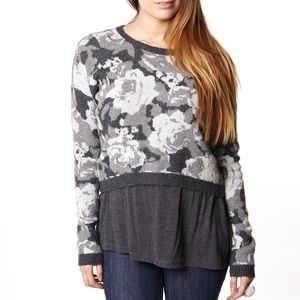 A&F Floral Sweater M/L