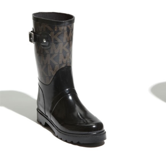 Michael Kors Logo Mid Rain Boots