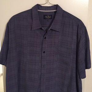 Nat Nast 2XL Short sleeve blue button down