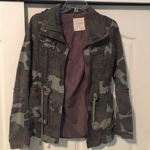 Camo utility jacket